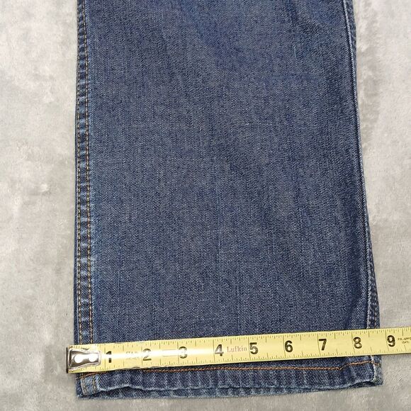 Vintage Polo Jeans Ralph Lauren Fits 32x28 Blue Carpenter C-5 Street Y2K Preppy - Picture 9 of 11